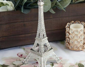 LED Metal Eiffel Tower Table Centerpiece – 20" Light-Up Paris Cake Topper