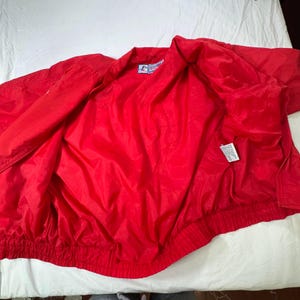 Chaqueta cortavientos VTG NFL Logo Athletic para hombre, talla 2XL, de los Kansas City Chiefs, con cremallera completa. imagen 19