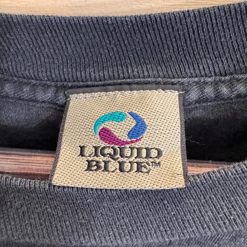 Camiseta vintage azul líquido para hombre, talla 5XL, con estampado tribal nativo americano AOP imagen 3