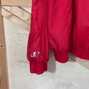Chaqueta cortavientos VTG NFL Logo Athletic para hombre, talla 2XL, de los Kansas City Chiefs, con cremallera completa. imagen 7