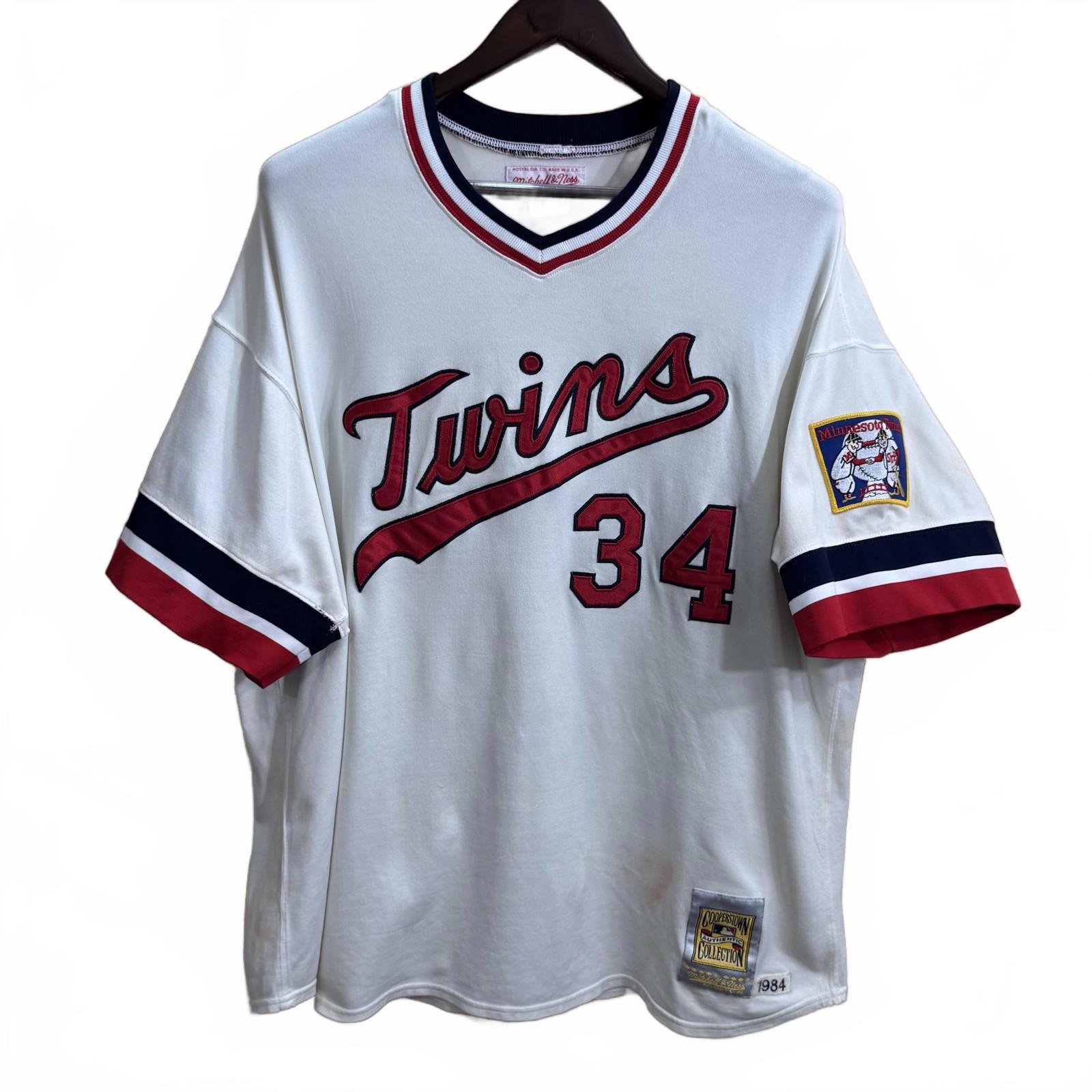 Minnesota Twins Jersey Mitchell & Ness Kirby Puckett #34 Minnesota