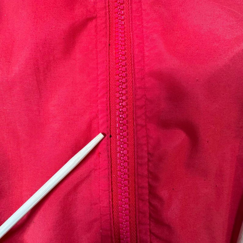 Chaqueta cortavientos VTG NFL Logo Athletic para hombre, talla 2XL, de los Kansas City Chiefs, con cremallera completa. imagen 15