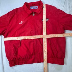 Chaqueta cortavientos VTG NFL Logo Athletic para hombre, talla 2XL, de los Kansas City Chiefs, con cremallera completa. imagen 10