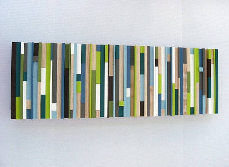 Modern Abstract Wood Wall Art Sculpture  Texture Abstract image 0