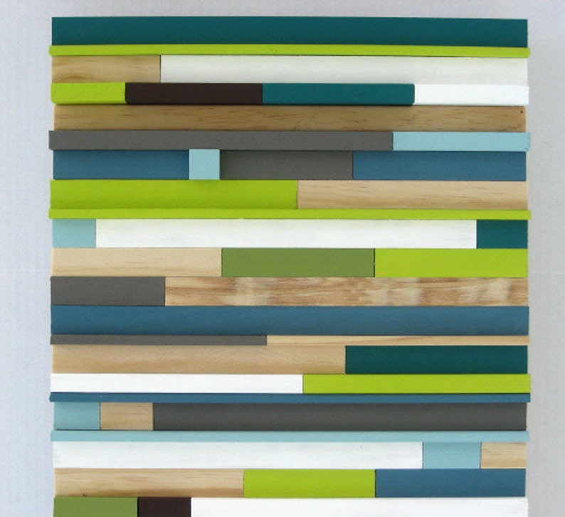 Modern Abstract Wood Wall Art Sculpture  Texture Abstract image 3