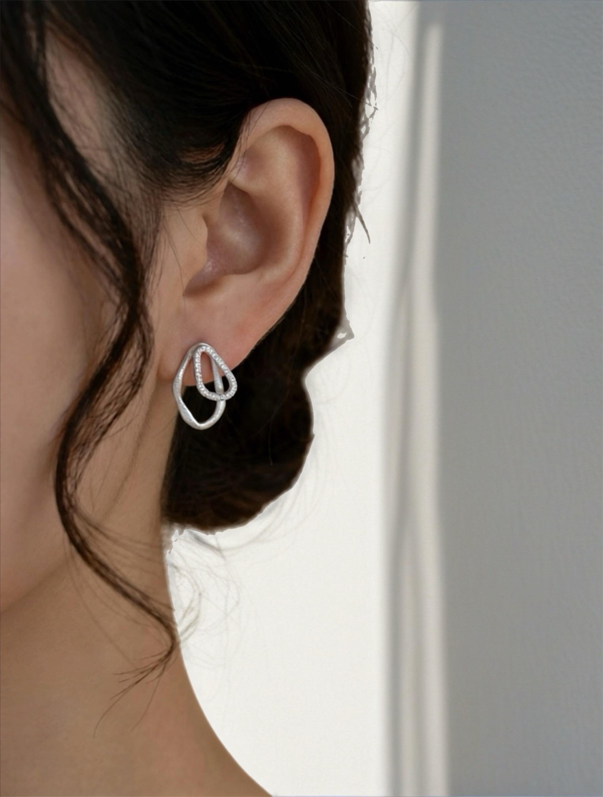 10K Gold Vermeil Teardrop Earrings, Sterling Silver Pavé Drop