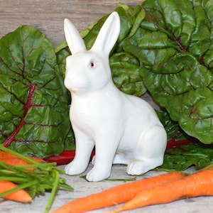 Antique Bavent Pottery Faience Rabbit Perfect Condition
