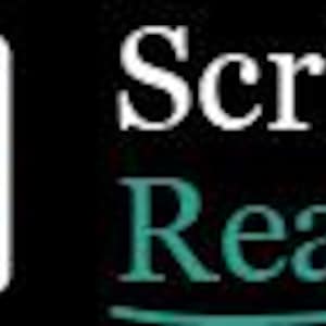 Op de afbeelding: Wit klembordpictogram met een turquoise vinkje en twee horizontale lijnen. Het woord "Scribe" is wit en "Ready" is turquoise, onderstreept met een turquoise lijn. De achtergrond is zwart.