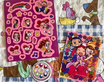 magical doremi sticker sheet, die cut sticker, photocard bundle | 4x6" Glossy Vinyl