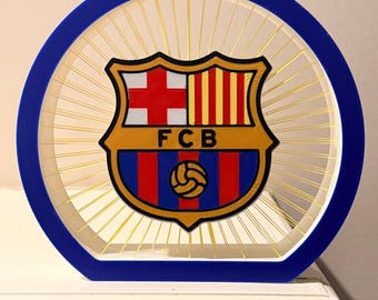 Barca FC 3D String Art Floating Logo Display Fan Gift Desk and Home Decor