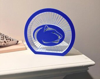 Penn State 3D String Art Decor – PSU Nittany Lions Fan Gift