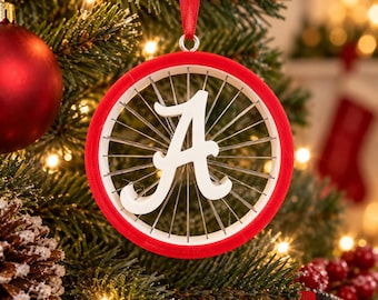 Alabama 3D Printed String Art Ornament