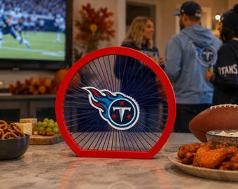 Tenn. Titans 3D String Art Decor – Football Fan Gift