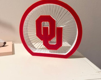 Oklahoma 3D String Art Decor – Oklahoma Fan Gift