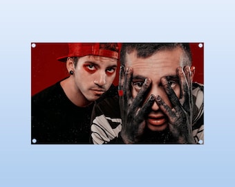 Twenty One Pilots Flag Tapestry – 21 Pilots Band Wall Decor | Alternative Music Dorm Room Banner