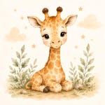 Giraffe Wall Art
