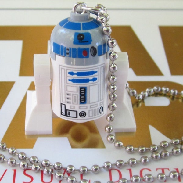 Lego Star Wars R2-D2 Necklace / GEEKERY/ Star Wars Jewelery / R2-D2