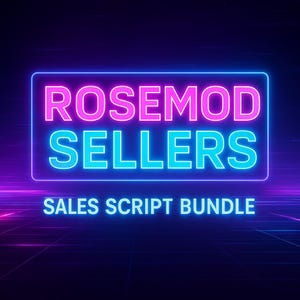Sales Script Starter Kit, Cold Call, Follow Up, Objection Handling (Digital Download)