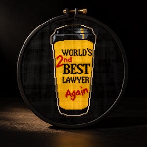Better Call Saul Inspired Fan Art | Saul’s Cup Cross Stitch Pattern PDF