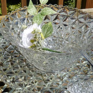 Stunning 1970's Vintage Punch Bowl Set with Twelve Matching Cups, and Matching Bowl, and Tray, Unknown Rare Name So Beautiful Visually image 3