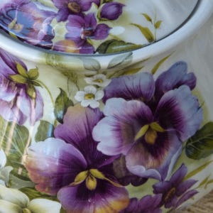 Vintage Sadler ~ Made in  England Tea Pot  ~ Pansy and Violet  Hand painted Tea Pot