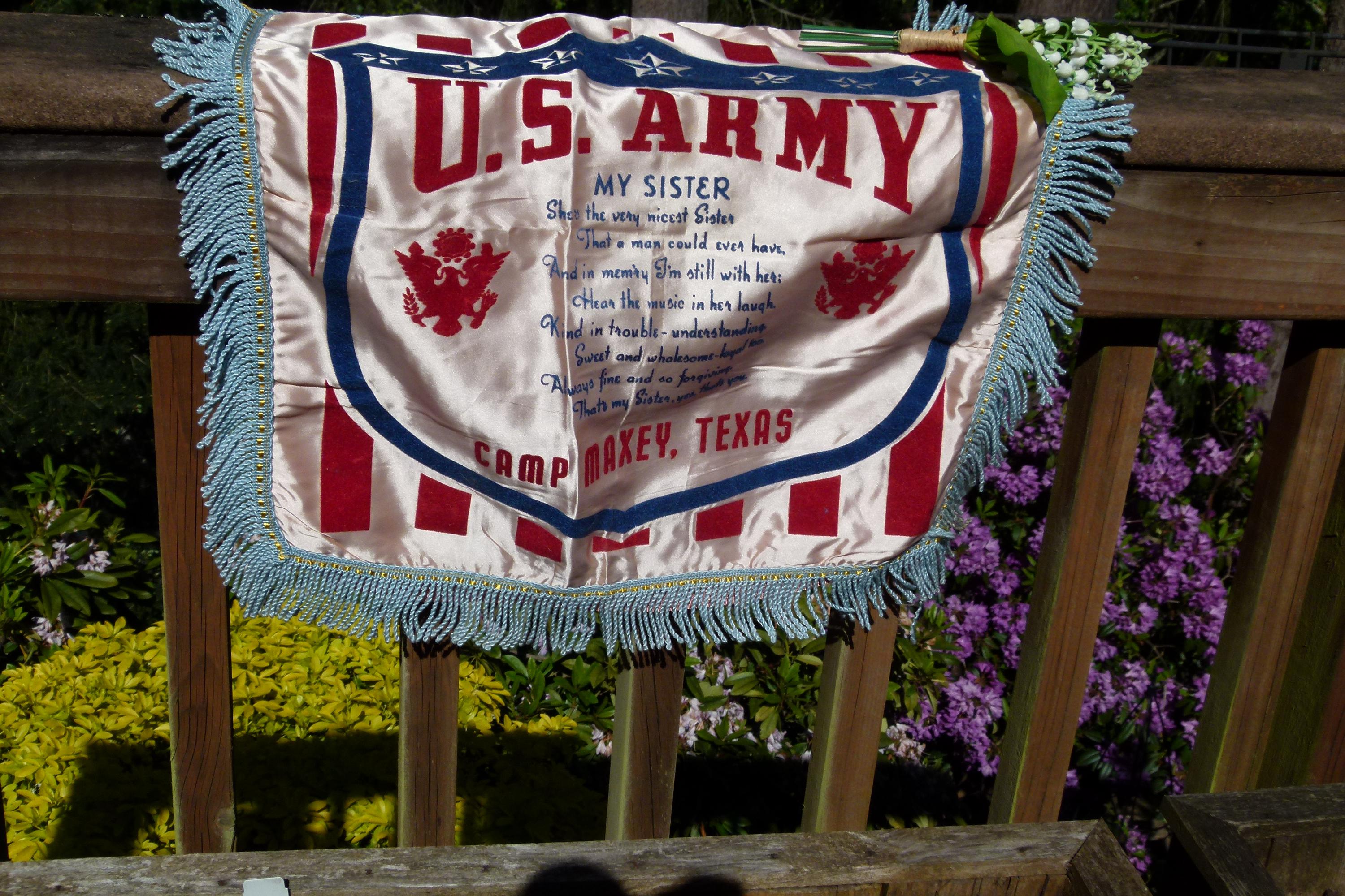 Wwii Souvenir Pillowcase - Etsy