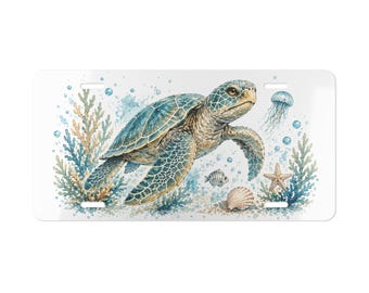 Matrícula personalizada Tortuga marina