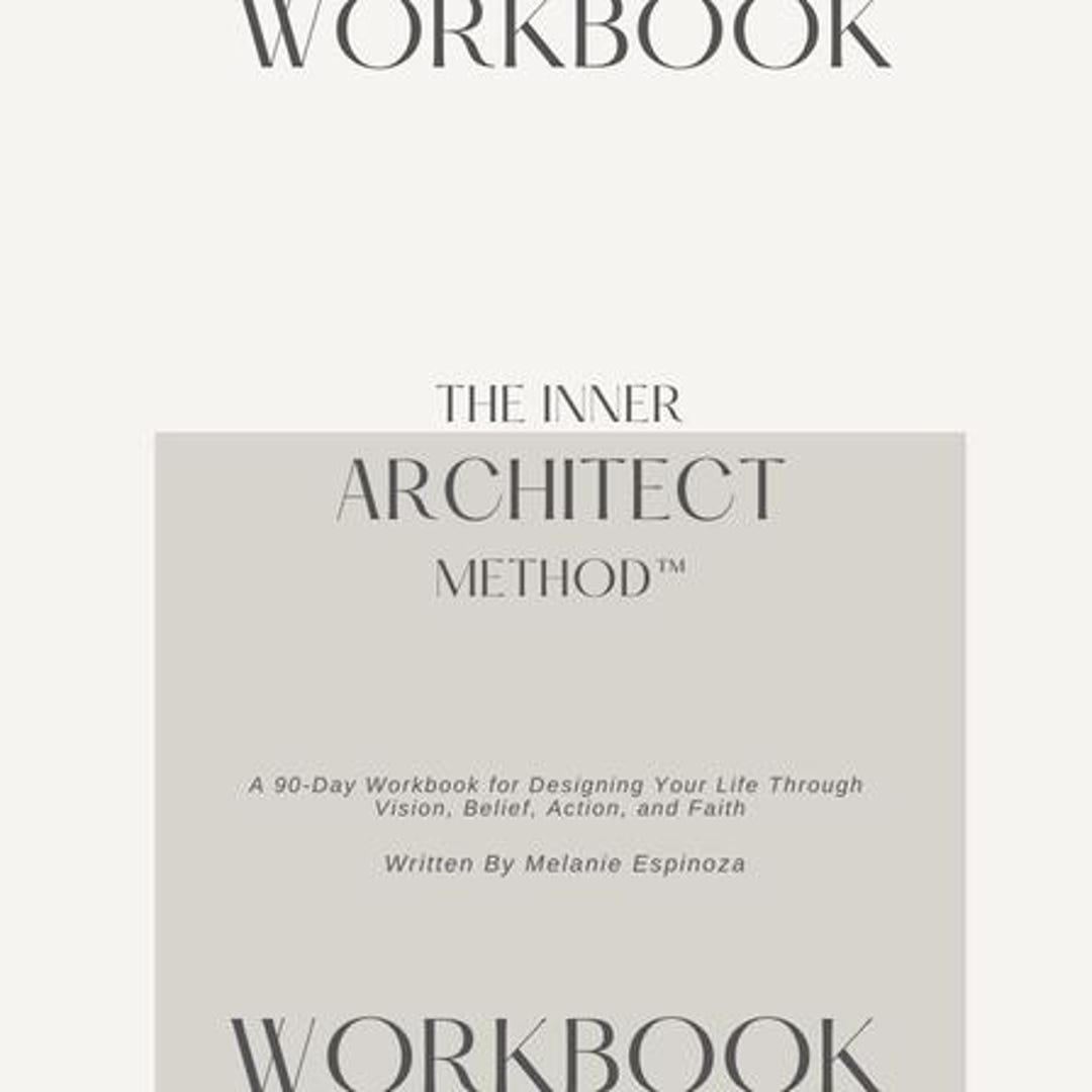 Inner Architect Method Workbook, 90-day Goal Setting System (digital ...