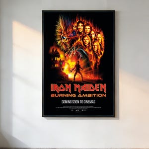 Vintage Iron Maiden Poster - Etsy