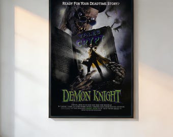 Tales From The Crypt Demon Knight Movie Poster、Retro Aesthetic、90s Movie Poster、Vintage Film Print、Noir Wall Art