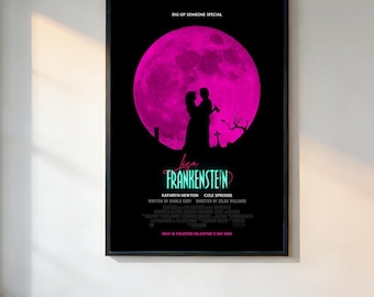 Lisa Frankenstein - original DS Movie Poster、Retro Aesthetic、90s Movie Poster、Vintage Film Print、Noir Wall Art