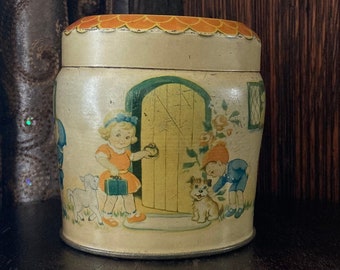 Mr Pickwick/'s Arrival oval tin vintage Thorne/'s toffee tin English Dickens character