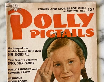 Polly Pigtails Magazine August 1948 Number 31