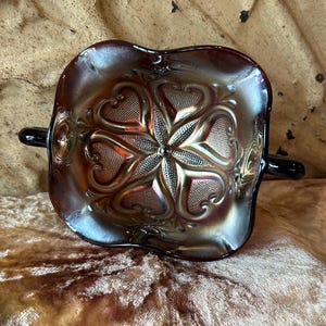 Carnival Glass Compote