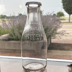 Chestnut Farms Milk Bottle