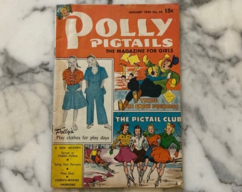 Polly Pigtails Comic Book Magazine