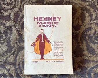 Catálogo de aparatos mágicos de Heaney Magic Company, 1924
