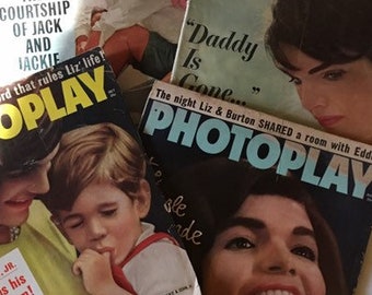 Photoplay Magazines 1963 och 1964 Kennedy