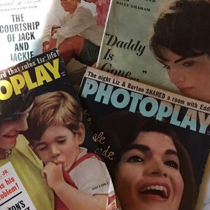 Photoplay Magazines 1963 and 1964 Kennedy