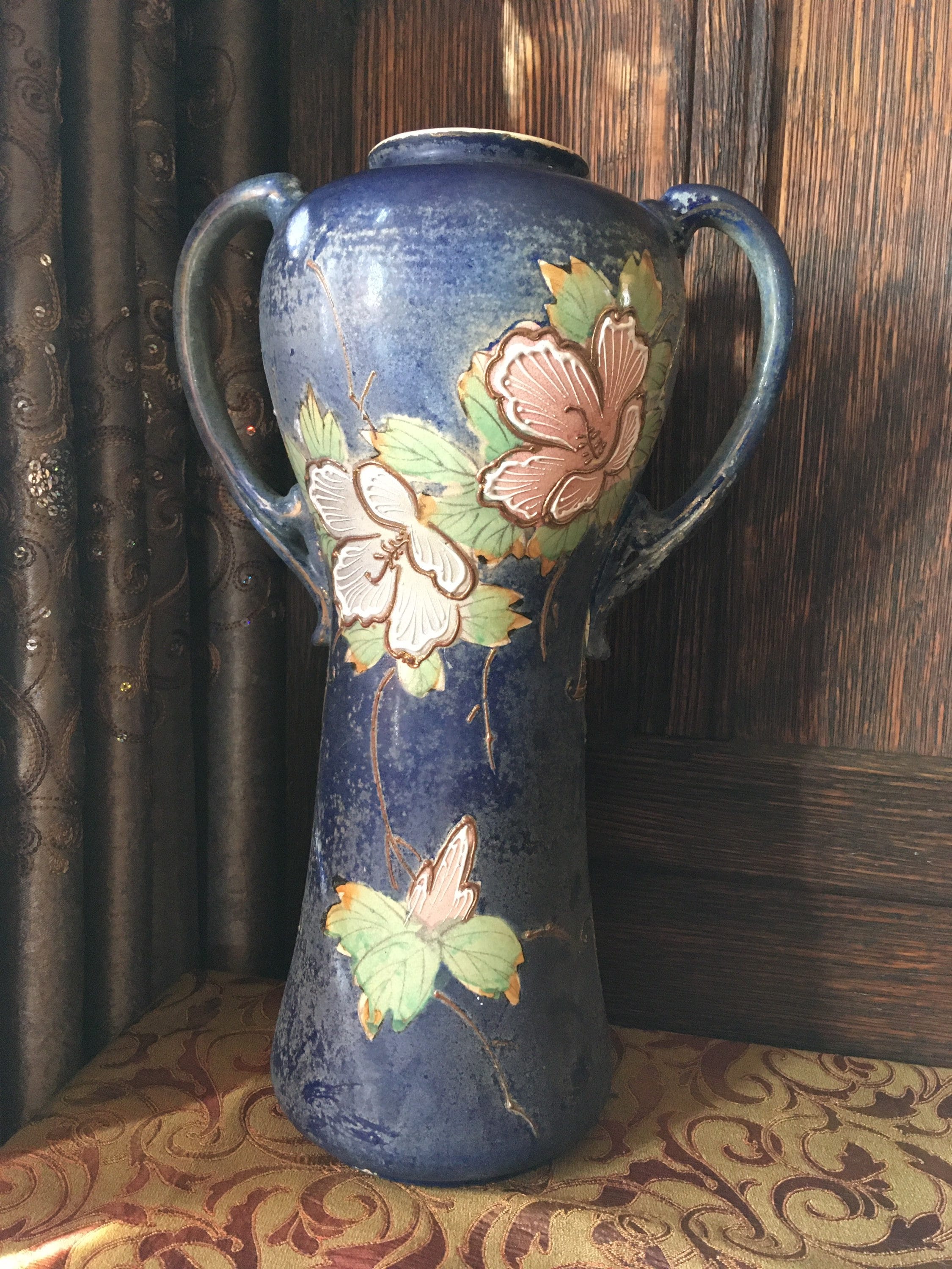 薩摩盛上大花瓶 - Etsy 日本