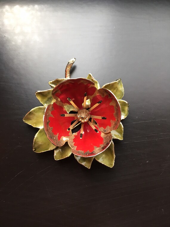 Floral Enamel Pin - image 1