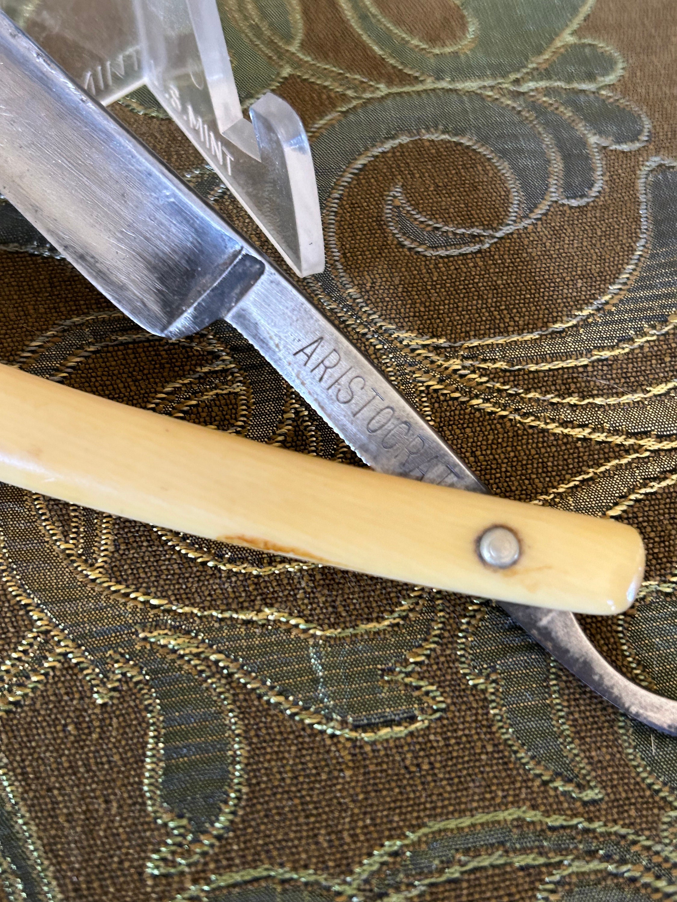 Straight Razor Aristocrat Celluloid - Etsy