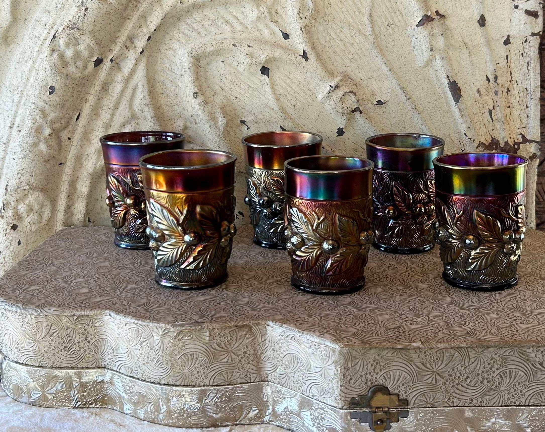 Acorn Carnival Glass - Etsy
