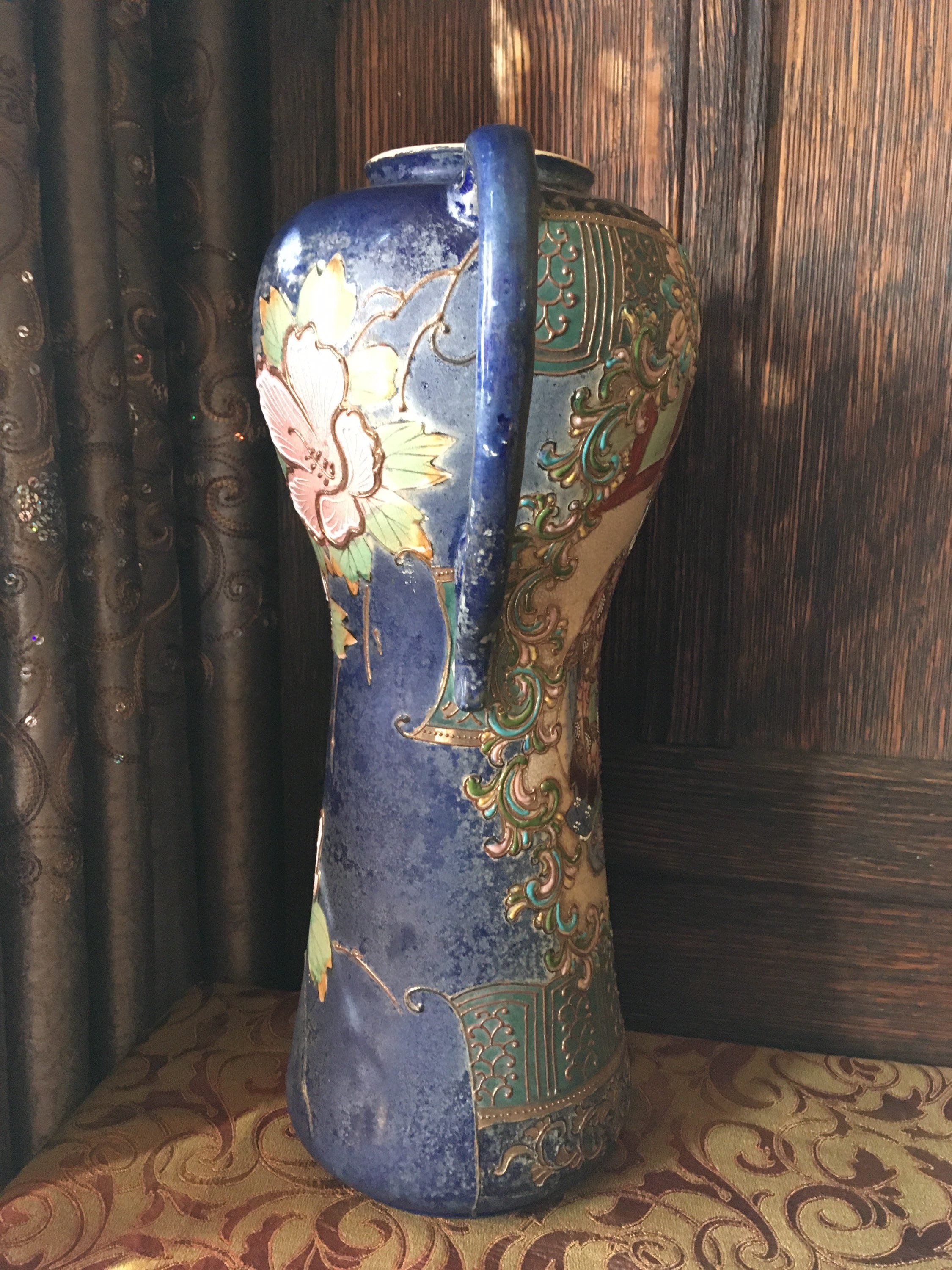 薩摩盛上大花瓶 - Etsy 日本
