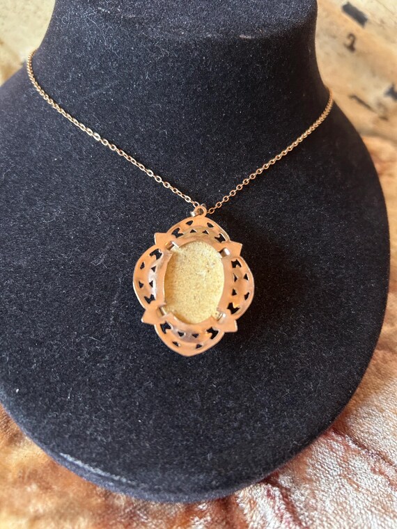 Gold Fleck Necklace View 2