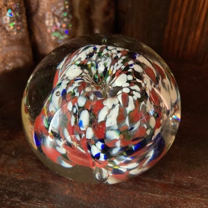 Glass Paperweight Multicolor