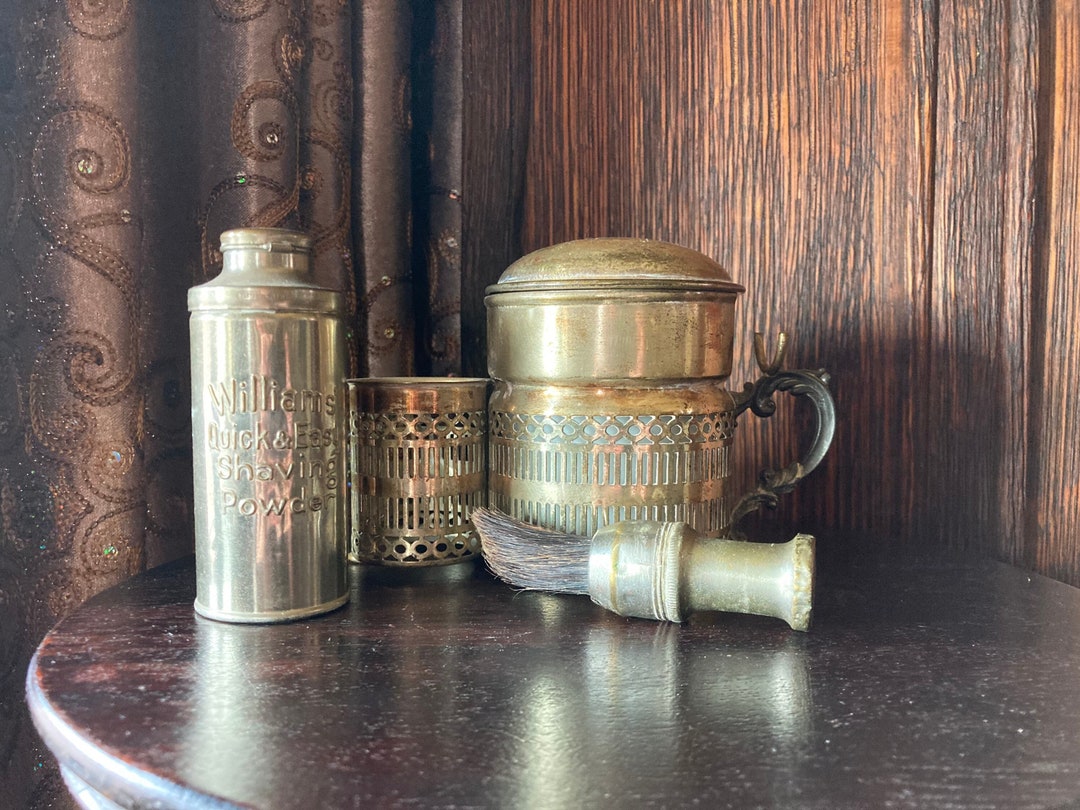 Shaving Mug Brush and Soap Set Etsy