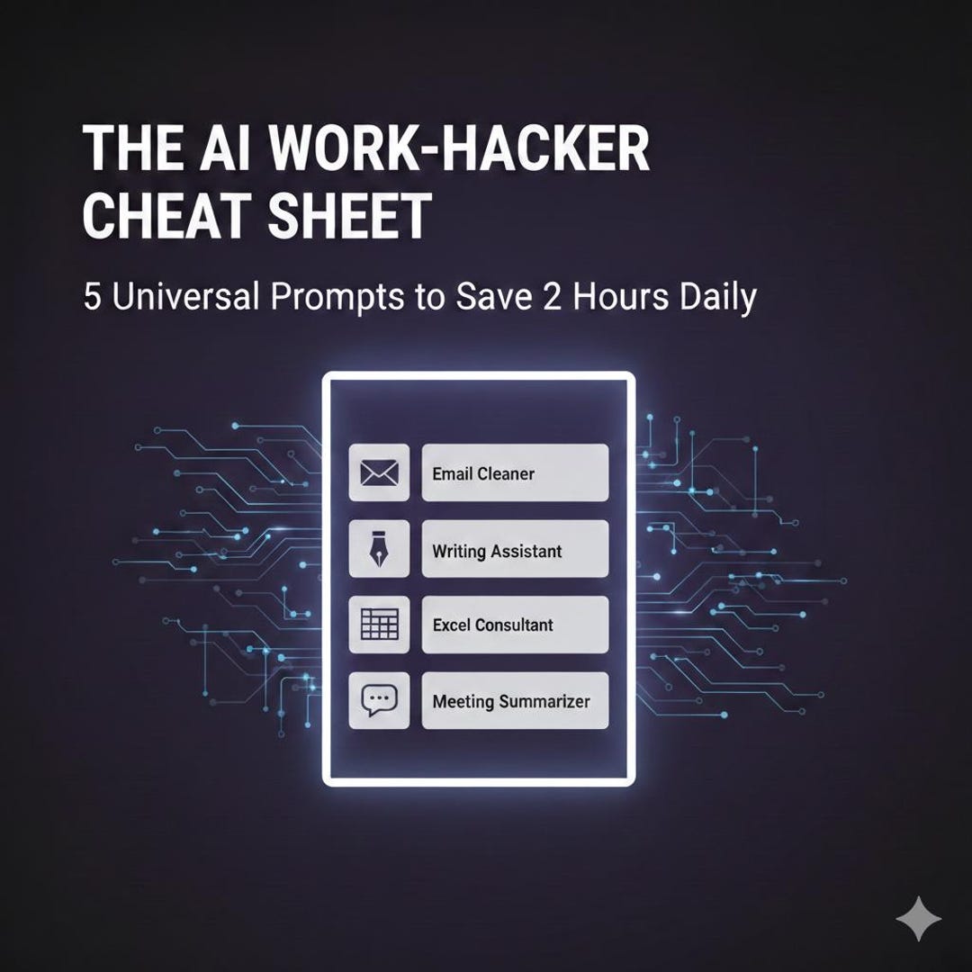 AI Productivity Cheat Sheet | Gemini & Chatgpt Prompts (digital ...