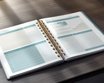 Planificador financiero Money Reset: Planificador de presupuesto, seguimiento de facturas, ahorros y deudas. Descarga digital imprimible.