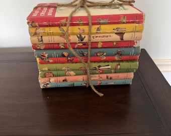 Best in Children’s Books Lot of 10 with Dust Jackets, Vintage Nelson Doubleday Children’s Books, Andy Warhol Vol 15, Keats Scarry 1950s